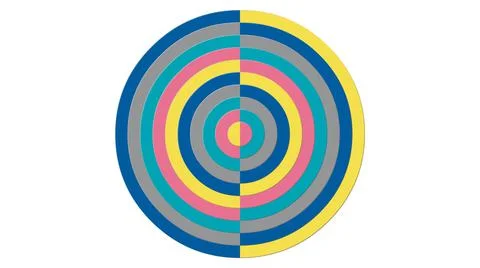 Circular abstraction. Stock Illustration