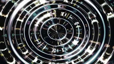 Circular and fancy abstract Stock Footage 89888377