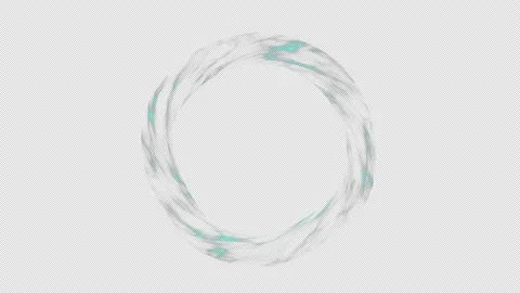 Circular and spiral emissions start and then fade away Isolated by Alpha channel Stock Footage 161606342
