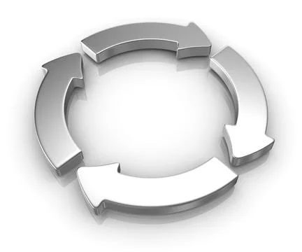 Circular Arrow Circular Arrow , This is a computer generated and 3d render... Stock Photos