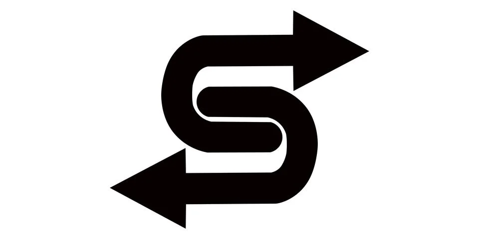 A circular arrow icon that symbolizes refresh or reload actions. Stock Illustration