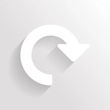 Circular arrow. Stock Illustration