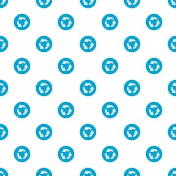 Circular arrow pattern seamless Stock Illustration