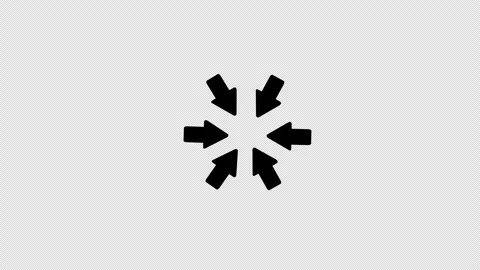 Circular Arrow Pointing Animation Abstract Loading Icon Vídeos de archivo 334357125