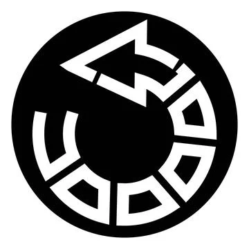 Circular arrow reloading repeating content user interface Illustrazione stock