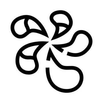 Circular arrows forming a continuous process cycle logo Stock Illustration