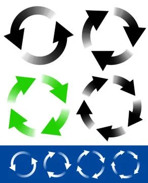 Circular arrows Illustrazione stock