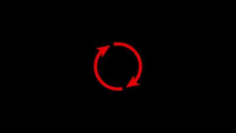 Circular Arrows Indicating Rotation And Continuous Loop Motion Stock Footage 332183862