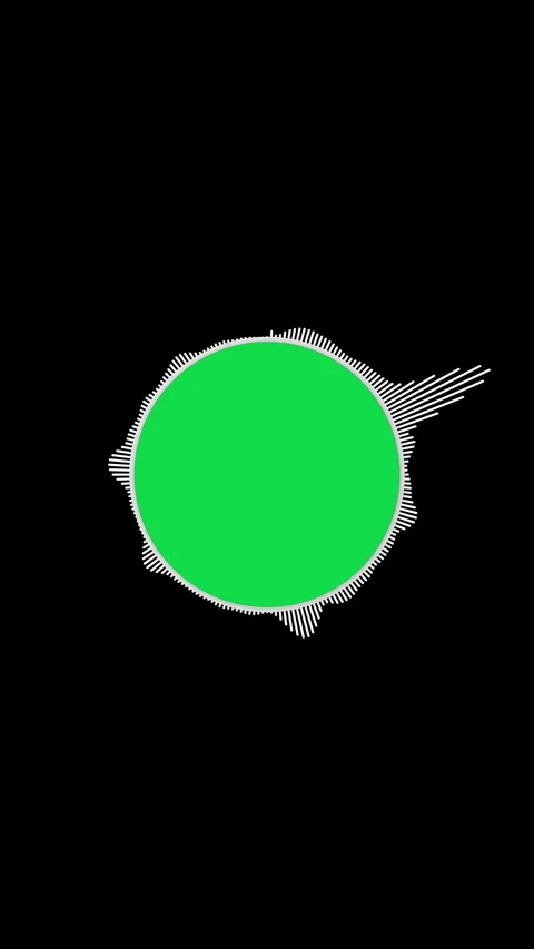 Circular Audio Frequency Sound Waves Loopable. sound wave circle equalizer, audi Stock Footage 314991617