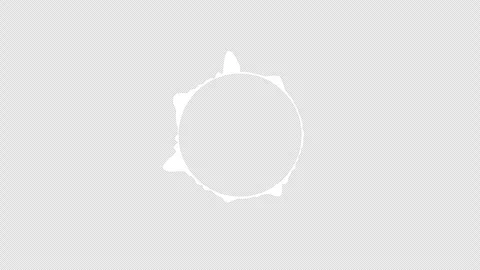 Circular audio wave rhythmic  frequency sound waves spectrum. Stock Footage 296940459