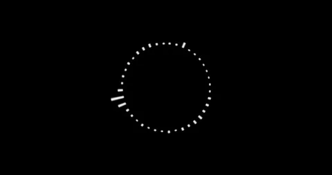Circular audio white equalizer. Render footage. Animation on black background Stock Footage 130094850