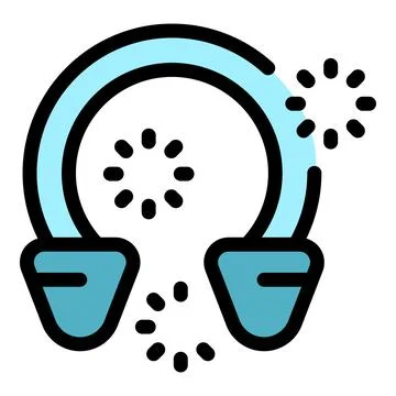 Circular barbell piercing showing loading status with rotating circles Stock Illustration