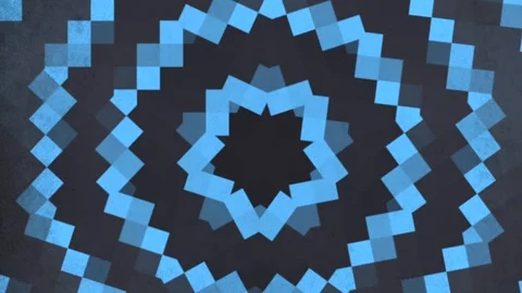 Circular blue and black triangle pattern visually striking design for multiple Video stock 289226927