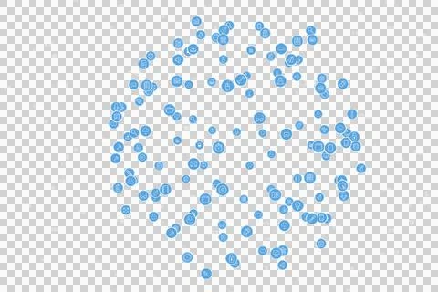 Circular blue computer icons Stock Illustration