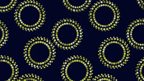 Circular blue dot pattern on dark background Stock-Footage 316762539