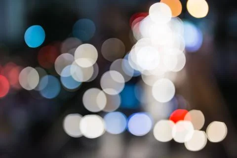 Circular bokeh background. Stock Photos