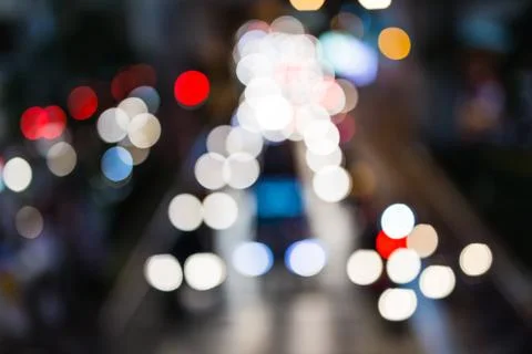 Circular bokeh background. Stock Photos