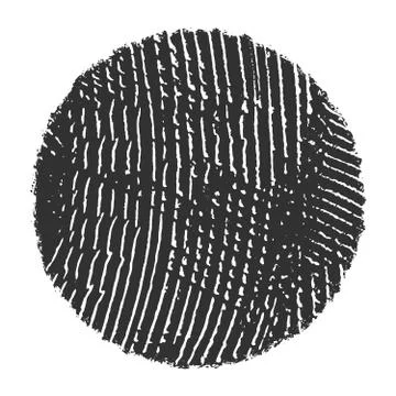Circular Brushed Stamp Stock Illustration
