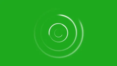 Circular Buffering Effect of Arcs on Green Screen | Motion Graphic Animation Stock Footage 320126541