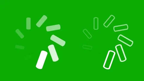 Circular buffering symbol green screen motion graphics Stock Footage 300594861
