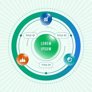 Circular Business Framework Diagram Stock Illustration