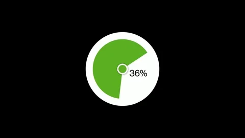 Circular Business Graph Pie Chart Animation Stock Footage 316713106