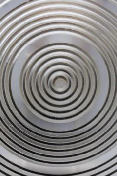 Circular classy aluminium surface Stock Illustration