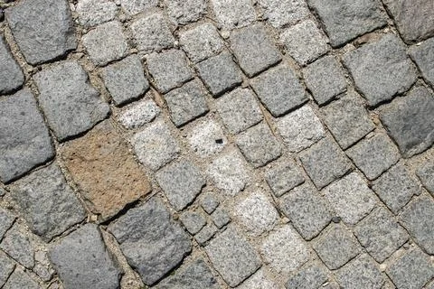 Circular cobblestone geometric pattern Stock Photos