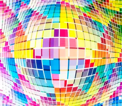 Circular color chart Stock Photos