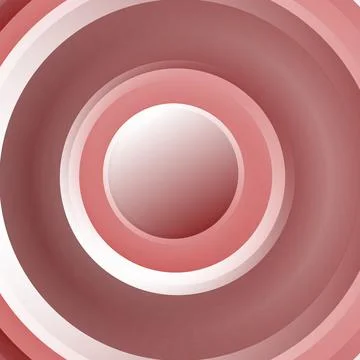 Circular color gradient. Shades of red and white. Unusual minimalistic backgr Stock Illustration