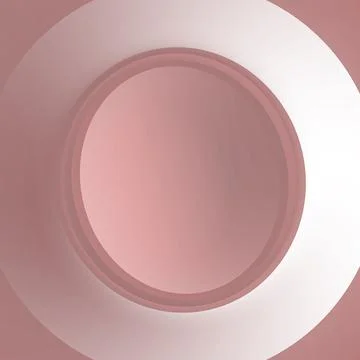 Circular color gradient. Shades of red and white. Unusual minimalistic backgr Stock Illustration