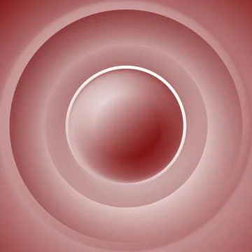 Circular color gradient. Shades of red and white. Unusual minimalistic backgr Stock Illustration
