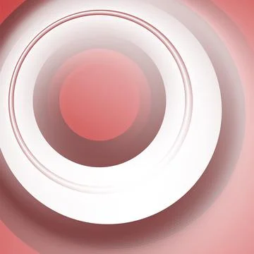 Circular color gradient. Shades of red and white. Unusual minimalistic backgr Stock Illustration