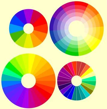 Circular color palette. Vector graphics. イラスト素材