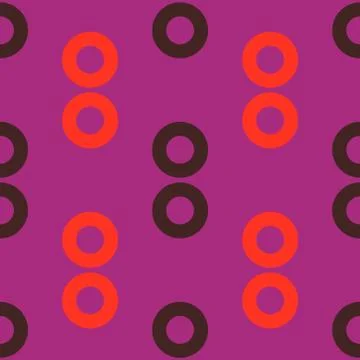 Circular connection seamless pattern 스톡 일러스트