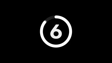 Circular Countdown Animation with Animated Progress Stock-Footage 342698812