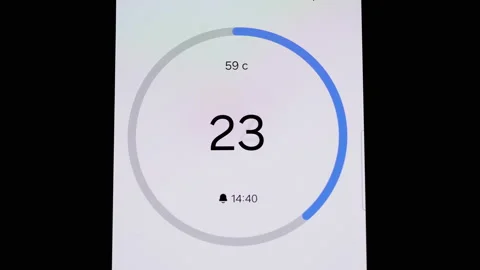 Circular Countdown Timer: 30 Seconds Video stock 293149853
