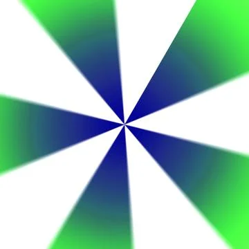 Circular creative double color green and blue glowing neon gradient abstract bac Stock Illustration