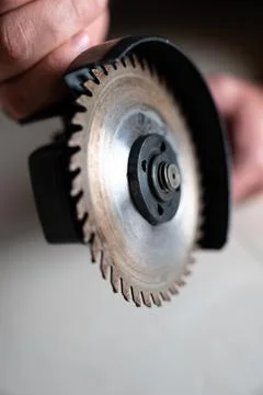 Circular Cutting Disc Isolated. Replacement Blade Photo Stock Photos