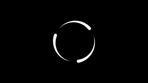 Circular cycle and process icon set video Stock Footage 330457119