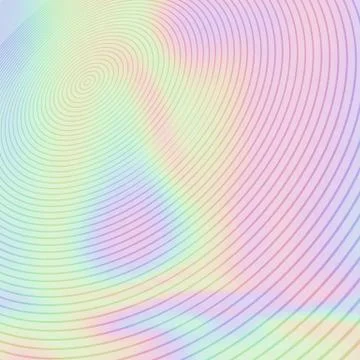 Circular design on holographic texture Stock Illustration