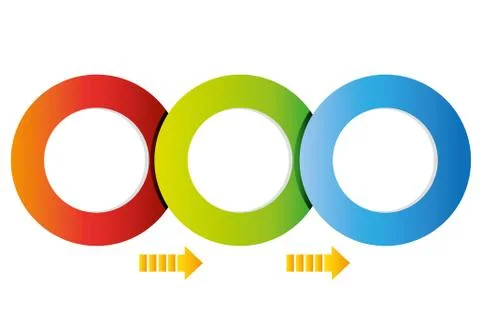 Circular diagram Stock Illustration