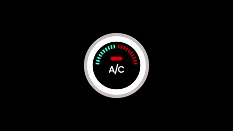 Circular dial with a segmented indicator ring icon animation Vidéo 335297040