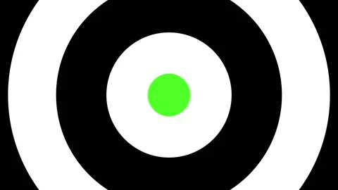 Circular dial transition animation black white On Green Screen Video stock 231278326