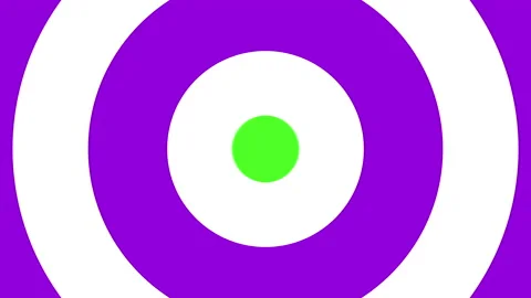 Circular dial transition animation purple white On Green Screen Video stock 231278633