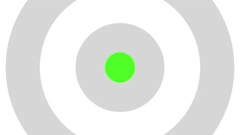 Circular dial transition animation silver white On Green Screen Stock Footage 231278675