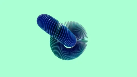 Circular Disc Motion Loop Modern Tech Background Stock Footage 332667452
