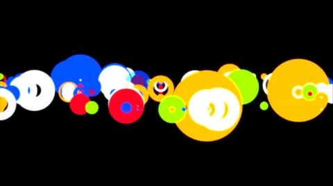 Circular Disco Stock Footage 23458664