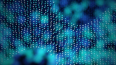 Circular dots curved columns seamless loop motion background Stock Footage 344231279