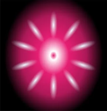 Circular Dotted Vector pink ray Background Stock Illustration